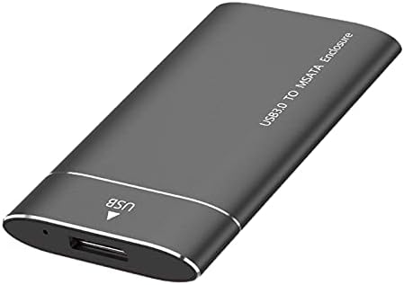 Conectores 2021 Case de liga de alumínio SSD MSATA para USB3.0/3.1 Caixa de disco rígido sólido -