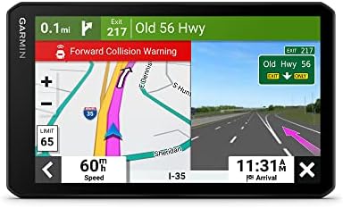Garmin Drivecam ™ 76, Navigador de carro GPS grande e fácil de ler 7 ”, câmera de painel embutida, detecção automática de incidentes,