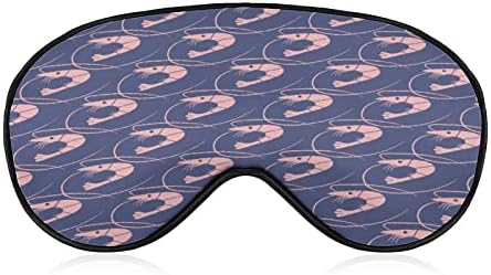 Camarão marinho máscara de cegão para os olhos