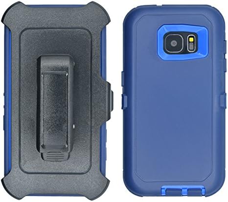 Capa do Samsung Galaxy S7 | 2-em 1 Protetor de tela e estojo de coldre | Proteção de vantagem a ponta de grau a ponta do corpo inteiro
