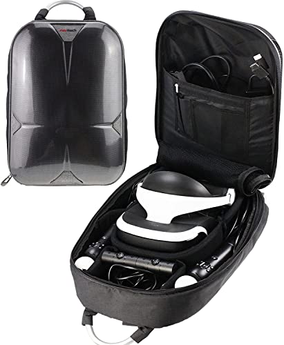 Navitech Grey Grey VR Backpack Compatível com Pimax Vision 8K x fone de ouvido VR