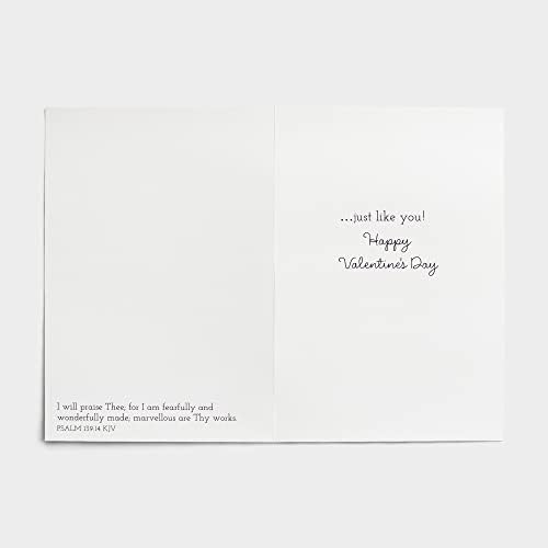 Dayspring - O Dia dos Namorados é extra especial - King James Versão - 4 Designs Florais Rosa com Escrituras - 12 Cardes de namorados e envelopes em caixa