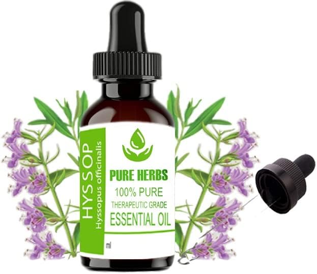 Ervas puras hyssop puro e natural terapeatic Óleo essencial 15ml