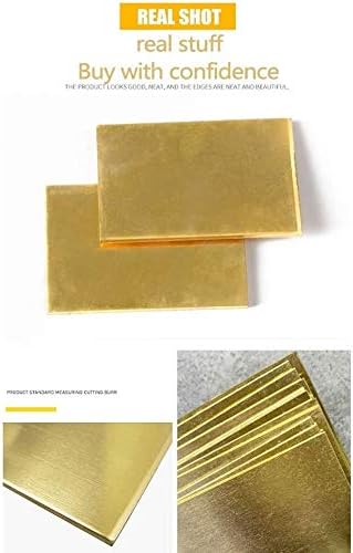 Z Crie folha de latão de latão de design para artesanato de metal, comprimento e largura Tamanho de 4x6 polegadas Espessura Várias especificações, papel de cobre de metal de 5 mm