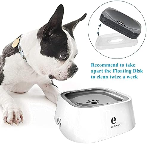 UpSky Dog Water Bowl e Pet Pooper Scooper para cães e gatos com alça longa, mola durável e materiais premium, fácil de usar