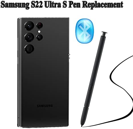 Pen do Galaxy S22 Ultra S com caneta Bluetooth S Pen para Samsung Galaxy S22 Ultra 5G SM-S908B, SM-S908B/DS, SM-S908U, SM-S908U1, SM-S908W, SM-S908N, SM-S9080, SM-S908, SM-S908E/DS S Pen