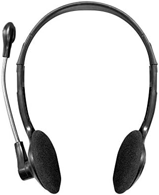 Multi-pacote Hamiltonbuhl de 200 fones de ouvido pessoais com microfone reforçado com aço, plugue TRRS e almofadas de ouvido
