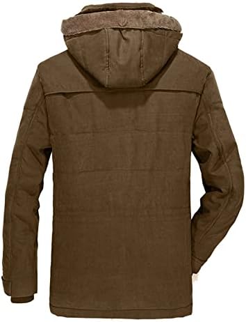 Masculino de outono e inverno zíper casual estéreo patch bolso mais veludo algodão masculino acolchoado pequeno pequeno