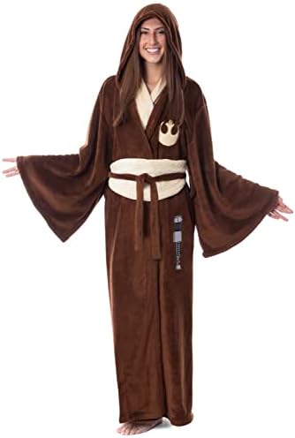 Intimo Star Wars Adulto Obi-Wan Kenobi Jedi Robe Robe Robe para homens Mulheres