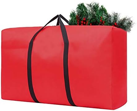 Uqiangy Bag-21x14x6.5 itens de árvore de Natal Bolsa Inch Bag de Natal Armazenamento de Armazenamento de Natal Decoração de Casa Under Bed Boot Organizador