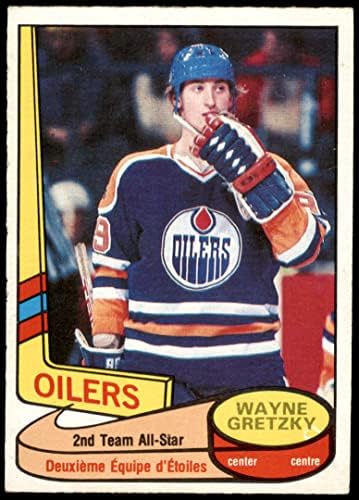 1980 O-Pee-Chee # 87 All-Star Wayne Gretzky Edmonton Oilers-Hockey Ex/Mt Oilers-Hockey