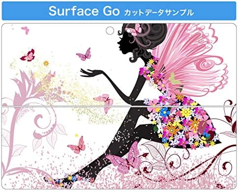 capa de decalque igsticker para o Microsoft Surface Go/Go 2 Ultra Thin Protective Body Skins 001181 Fada Butterfly Flower