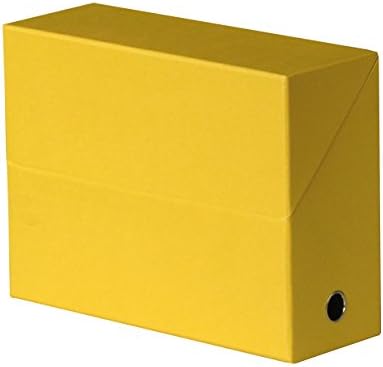 Fast 100725566 Arquivo de caixa de transferência, coluna 9cm de 9cm amarelo