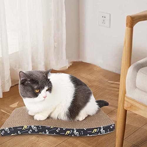 Ｋｌｋｃｍｓ Cat Scratch Pad Cat Screting Board com texturas de arranhões papel corrugado de papel de gato de gato substituição para protetor