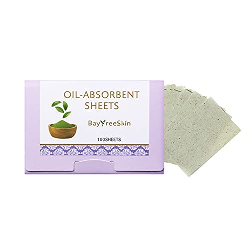 Naturals Green Tea Oil de controle de óleo de filme absorvendo lençóis para cuidados com a pele oleosa papel blotting para remover o excesso de brilho de lavagem de rosto masculino