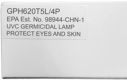 Norman lâmpadas gph620t5l/4p - watts: 29w, tipo: tubo UV germicida, comprimento
