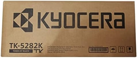 Kyocera 1T02TW0US0 Modelo TK-5282K Kit de toner preto para uso com Kyocera ECOSYS M6235CIDN, M6635CIDN e P6235CDN A4 Impressoras multifuncionais; Até 13000 páginas rendem a 5% de cobertura média