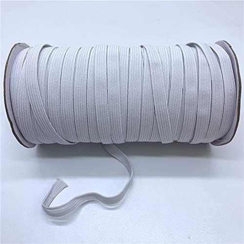 Selcraft 5yards/lote 3/6/8/10/12mm branco/preto Alta banda elástica de costura elástica alta compatível com faixa de borracha faixa de corda esticada de fita elástica de fita.375