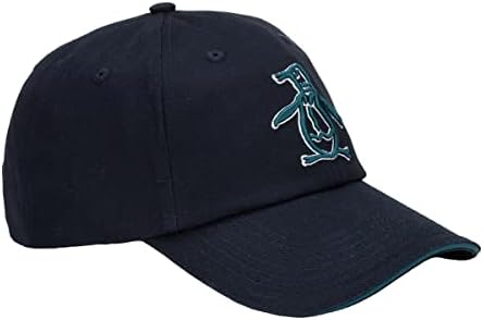 Logotipo de contraste de pinguim original chapéu de beisebol ajustável