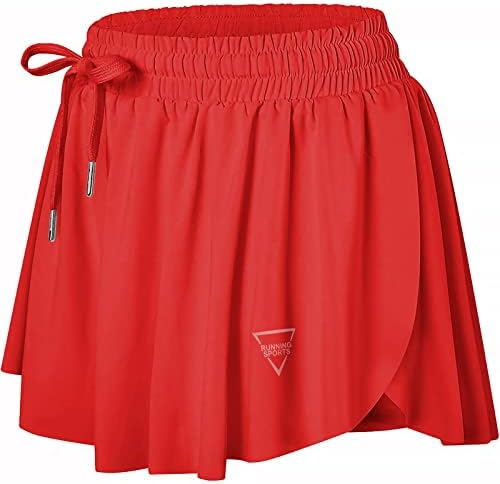 Shorts de borboleta shorts esvoaçantes para mulheres com bolso de shorts atléticos femininos que executam shorts shorts