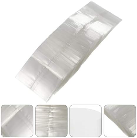 Sacos de embrulho de encolhimento de PVC transparentes: 800 PCs Impermeáveis ​​PVC Sacos de embrulho de encolhimento de calor