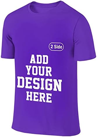 Camisetas personalizadas design sua própria camiseta personalizada Adicione a imagem da imagem da imagem Nome da imagem personalizável t camisetas