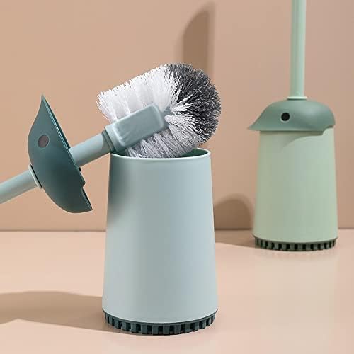 Escova de vaso sanitário, escova de vaso sanitário doméstica pincel de vaso sanitário sem canto de cabelo macio pincel