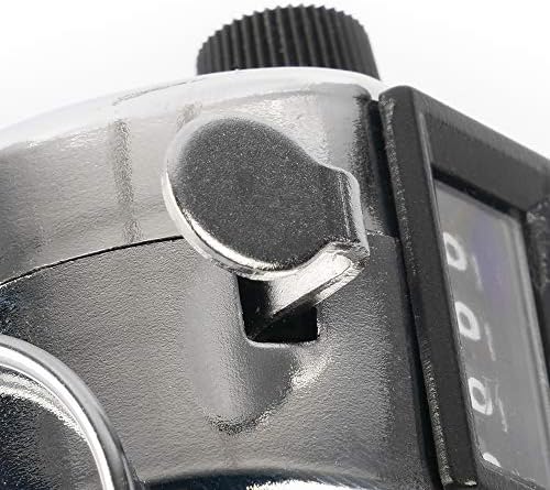 Rormket Metal Mandle Counter Clicker, Manual do Tracker Handheld Manual Counter Clicker com lascas de anel de dedo de metal