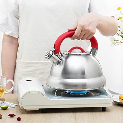 YFQHDD 3L Whistle bule de chá de aço inoxidável com alça resistente ao calor Bule de utensílios de cozinha de grande capacidade (cor: