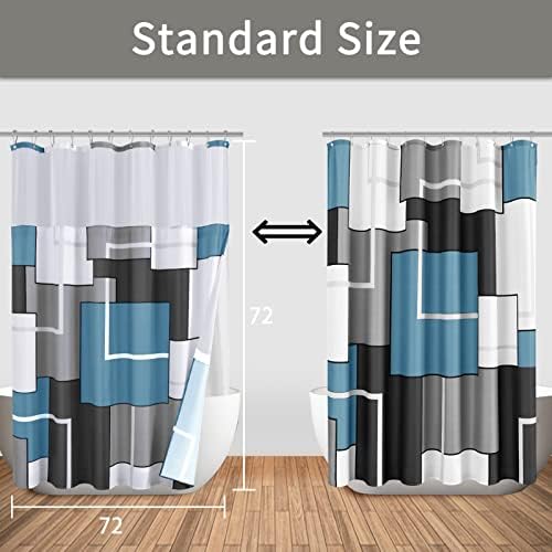 Cortina de chuveiro com conjunto de revestimento de tecido de encaixe, cortina de chuveiro pesado conjunto com a janela