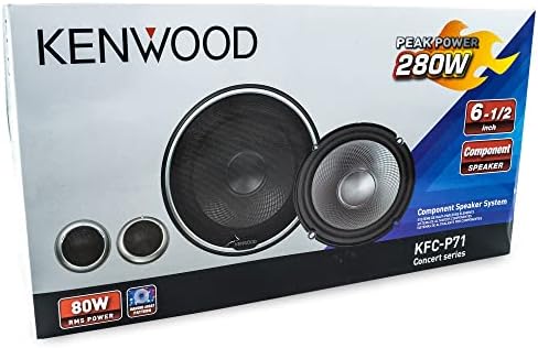 Kenwood KFC-P71 GosT Series 280 Watts 6-1/2 Sistema de alto-falante componente