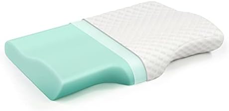 Almofadas de espuma de memória de contorno Tafts para dormir, travesseiro de pescoço ortopédico resfriado, costas cervicais, estômago