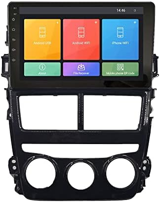 Android 10 Autoradio Navigação de carro Multimídia GPS Radio 2.5D Tela de toque Fortoyota Vios/Yaris L 2018-2021 RHD