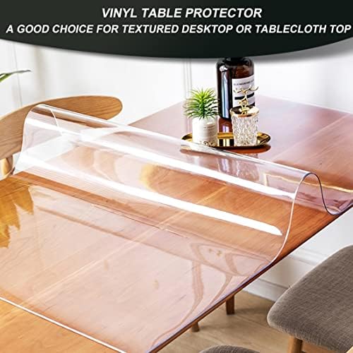 Clear PVC Desk Top Protector 10x24 polegadas 2pcs Mesa de mesa multisize tampa de tampa de 1,5 mm de espessura de cristal de