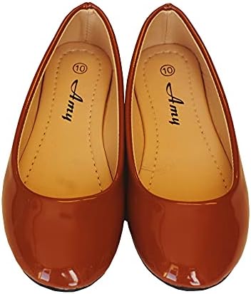Z. Emma Toddler/Big Kid Girls Shoe plana Leather Mary Jane Slip-On Shoes