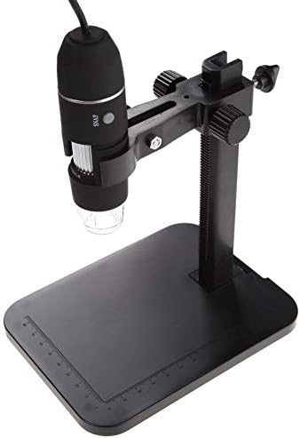 FAUUCHE JF-XUAN 8 LED Microscópio digital USB Profissional 2MP Microscópio Digital Endoscópio Microscopio Menífre Câmera com Stand 800x 1000X