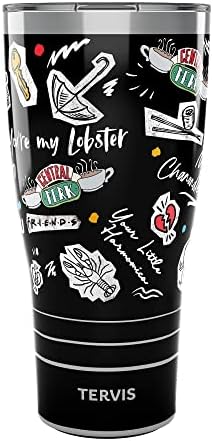 Tervis Friends Collage Triple Wall Isolled Tumbler, 30oz, aço inoxidável