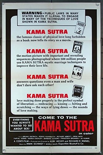 Poster de filme Kama Sutra '71