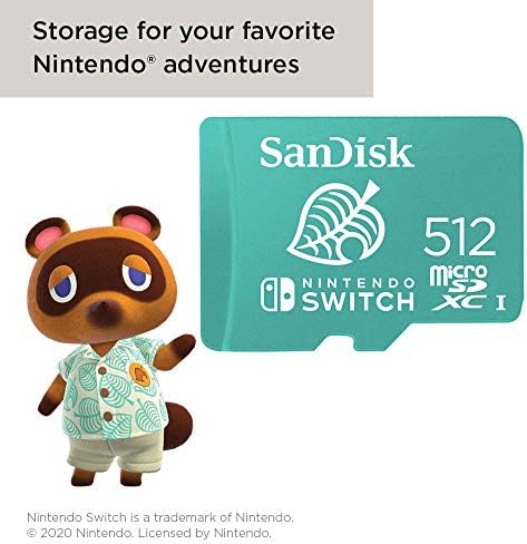 Sandisk 64GB MicrosDXC-CARD LICENCIADO PARA NINTENDO-SWITCH, EDIÇÃO YOSHI-SDSQXAO-064G-GN6ZN
