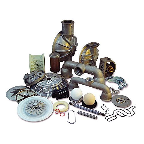 NOMAD® N08-9553-55 P800 PTFE/Kit de extremidade de fluido plástico substitui Wilden® P/N 08-9553-55