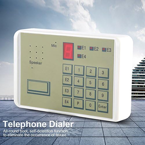 Sistema de alarmes de alarmes de barreiro de discagem automática por telefone com telefone com fio Sistema de alarme
