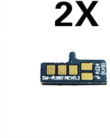 2x Repatível do módulo de conector da porta de carregamento de carregamento compatível com o Samsung Galaxy Gear 2 SM-R380 NEO SM-R381