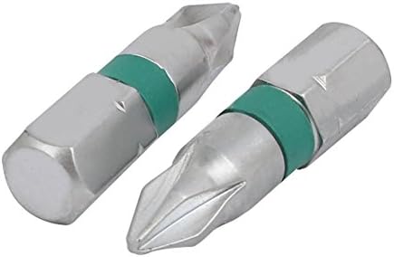 Aexit 1/4 em Ferramentas Operadas à Mão Brilho de broca PH3 Comprimento de 25mm Comprimento magnético Phillips Chave