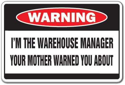 Eu sou o gerente de armazém alertando a loja de fábricas de supervisores de sinal de alumínio | Interno/externo