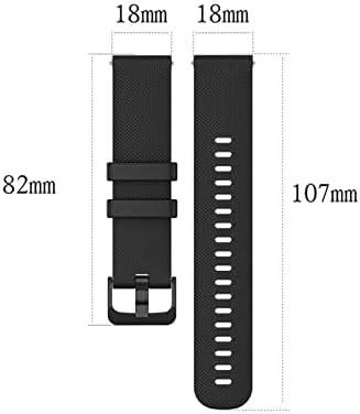 Pulseira de pulseira VBWVA de 20 mm para ticwatch e para garmin venu para precursor 645 smartwatch watchband de smartwatch