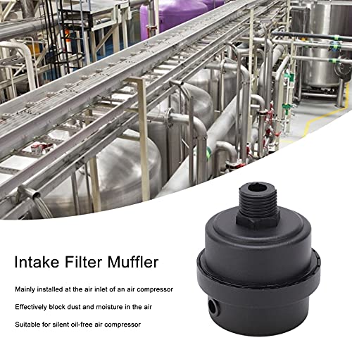 Silenciador de filtro de ar, fácil instalação do compressor de ar filtro silenciador bom tensão para engenheiro para compressor