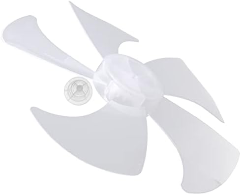 Homoyoyo Desk Fan 3pcs14 Blades para substituição por folhas de plástico folhas redondas Fanner Bore Acessórios- Folha universal capa