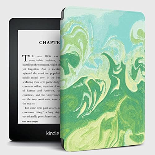 KPW 5 tablet [11ª geração, 2021 liberação] 6,8 polegadas, fólio de couro Stand Smart Lightweight Chefe de capa protetora de proteção à prova de choques para o Kindle E-Reader com camuflagem automática de sono/acordar, um
