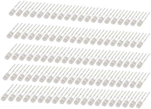 X-DREE 100 PCS DC 3,0V-3.2V 20MA LED LED DIODOS DE IMPORTAÇÃO DE LUZ VERDE (100 PC DC 3,0V-3.2V 20mA Lámparas Diodos Emisores de