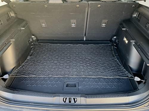 Floor Style Automotive Elastic Trunk Mesh Cargo Net para Ford Bronco Sport 2021-2023 - Organizadores de troncos premium e armazenamento - rede de bagagem para SUV - Melhor organizador de carros para Ford Bronco Sport